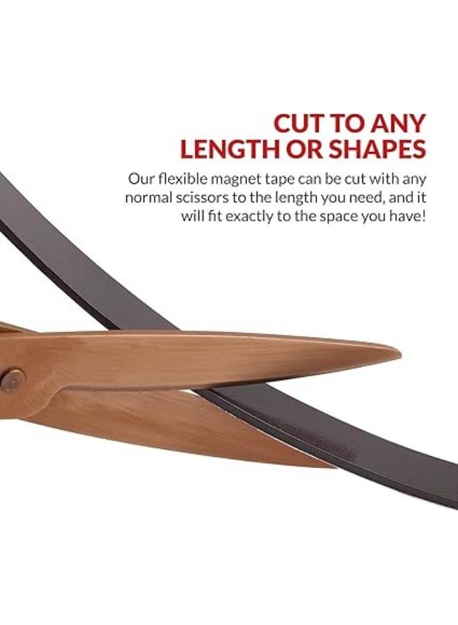 Green Tiger Magnetic Tape with Adhesive, Magnet Tape Roll with 3M Strong Adhesive Backing. Perfect for DIY, Art Projects, whiteboards & Fridge Organization | 20 mm Wide x 1 Meter Long - Image 4