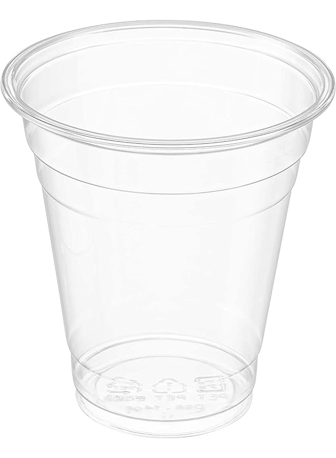 Raxoom Stack Man Clear Disposable Plastic Cups 16 oz. [50 Pack] Ultra PET Cold Drinks, Perfect Use for Party, Beer, Smoothies, Premium Quality - Image 1