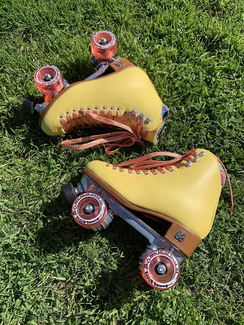 Moxi Beach Bunny Roller Skates for Women - Colorful, Precision-Fit Skate with High-Rebound Wheels, Moisture-Wicking Lining & Padding, Roller Skates, Strawberry Lemonade - 10 - Image 2