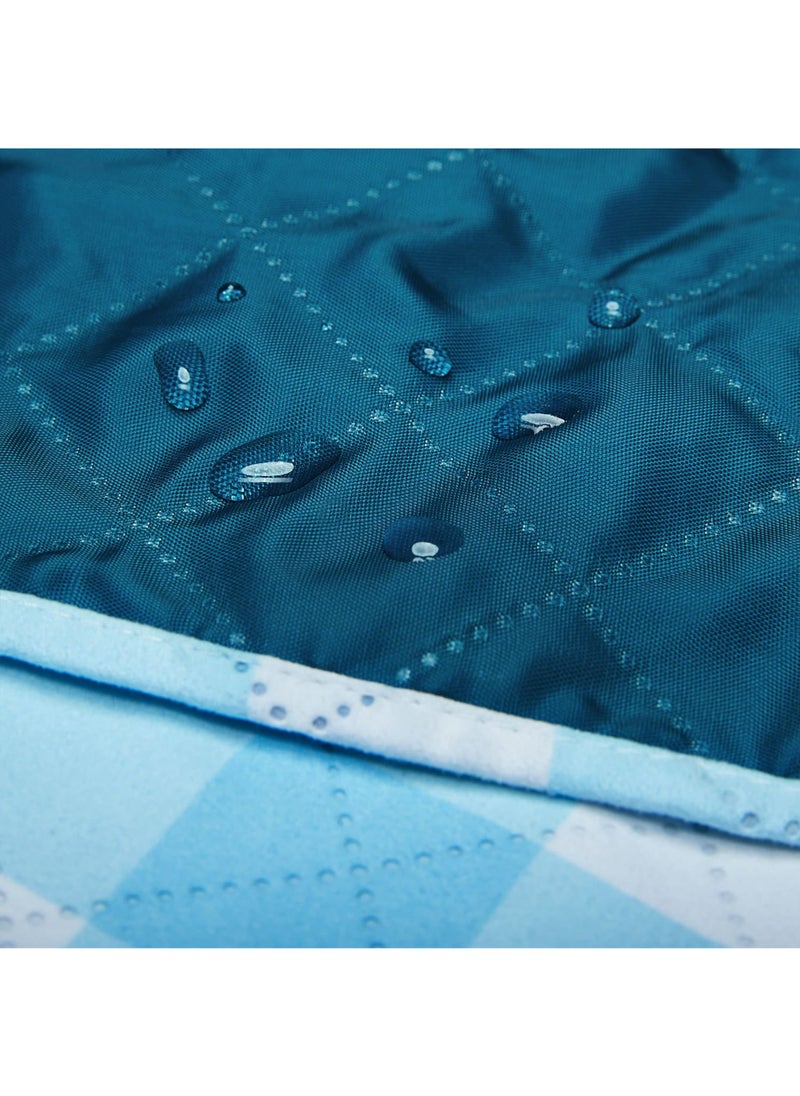 Dock & Bay Dock & Bay Picnic Blanket - Quick Dry & Water Resistant & Lightweight, Machine Washable, 100% Recycled Materials - Extra Large - 240 x 170 cm - BLUEBERRY PIE  - Image 2