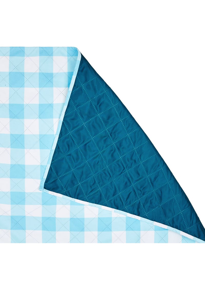 Dock & Bay Dock & Bay Picnic Blanket - Quick Dry & Water Resistant & Lightweight, Machine Washable, 100% Recycled Materials - Extra Large - 240 x 170 cm - BLUEBERRY PIE  - Image 4