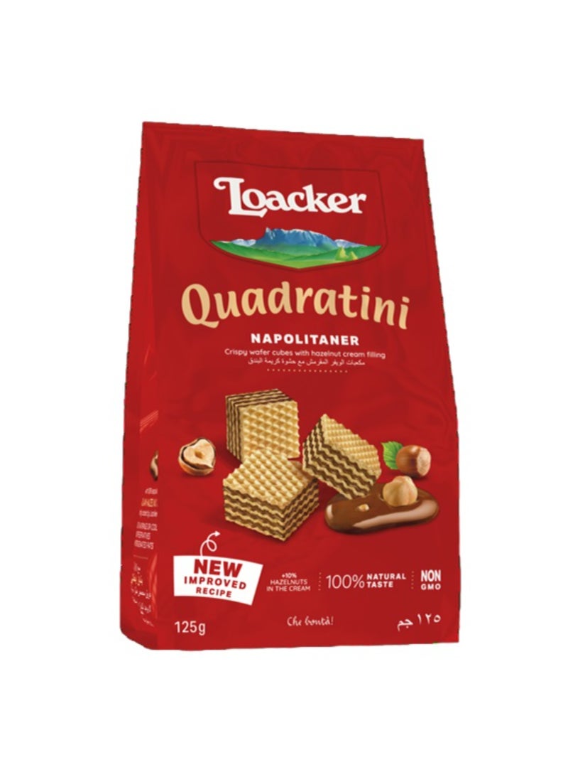 Loacker Quadratini Napolitaner 125g - Image 1
