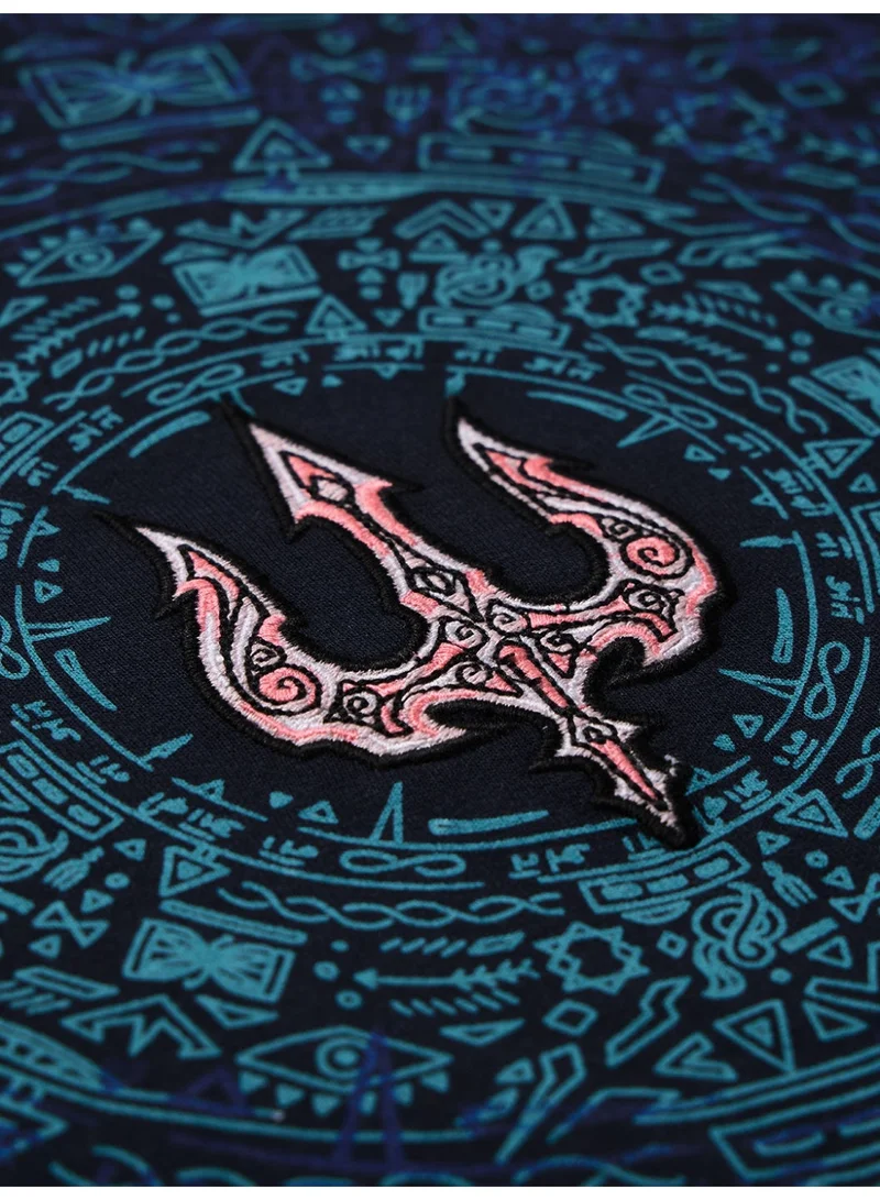 The Souled Store  The Souled Store Men TSS Originals: Trident Oversized Blue T-shirt  | Best Price UAE
