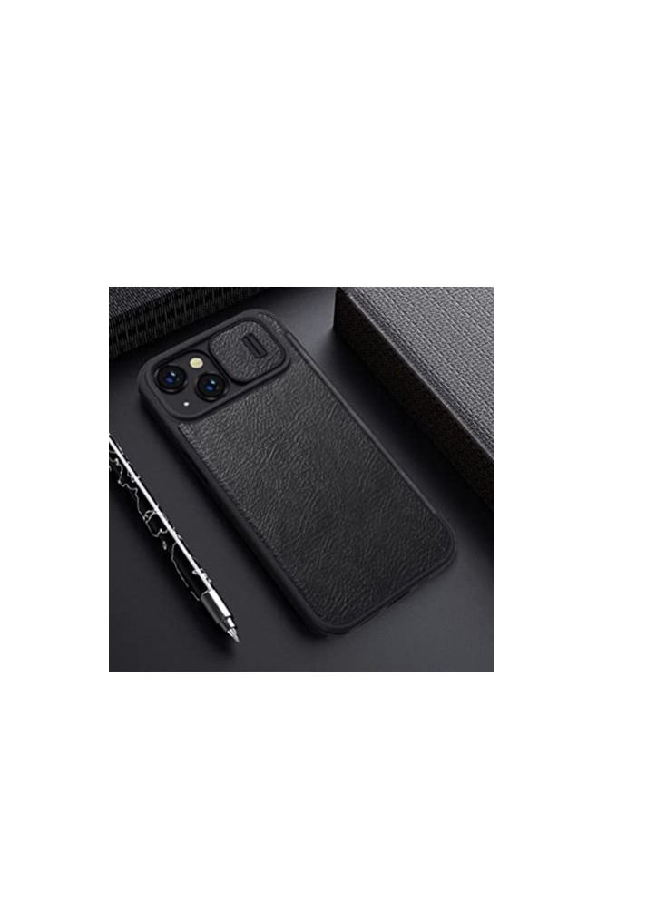 Nillkin - Qin Pro Leather Case Apple iPhone14 6.1 2022-Black - Image 1