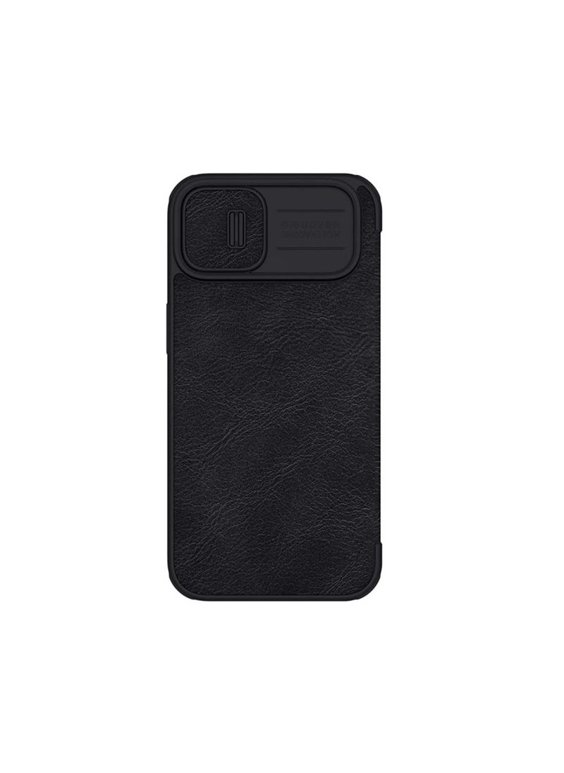 Nillkin - Qin Pro Leather Case Apple iPhone14 6.1 2022-Black - Image 1