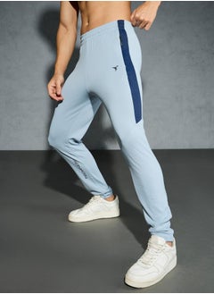 Technosport Men Solid Slim Fit Track Pants with Techno Dry by Styli  - Image 2