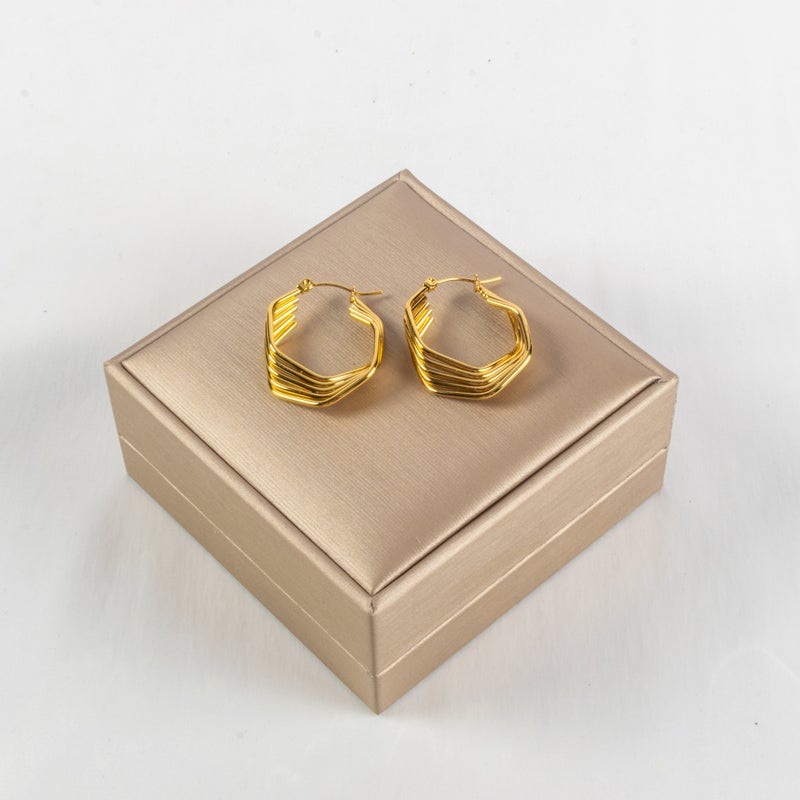 حلق أستانليس ستيل ذهبي