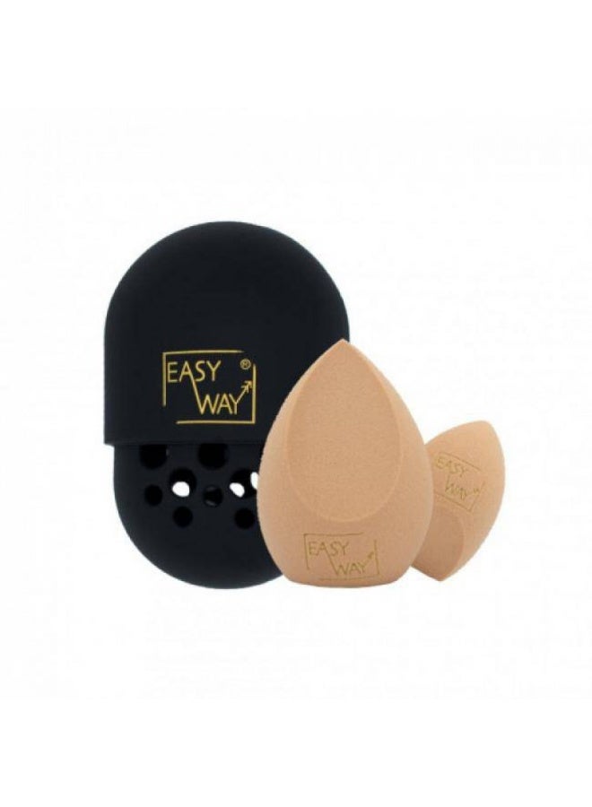 EASY WAY Soft Skin Easy Way + Built-in Sponge Foundation Set with Original Sponge Bag - Image 2
