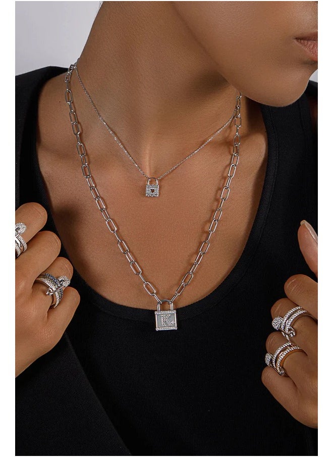 MONACO - APM Alphabet A lock necklace - Image 1