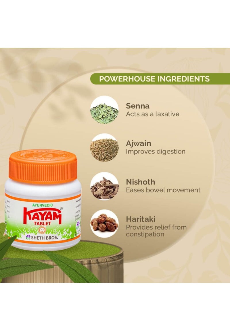 Kayam Ayurvedic, 30 Tablets - Image 2