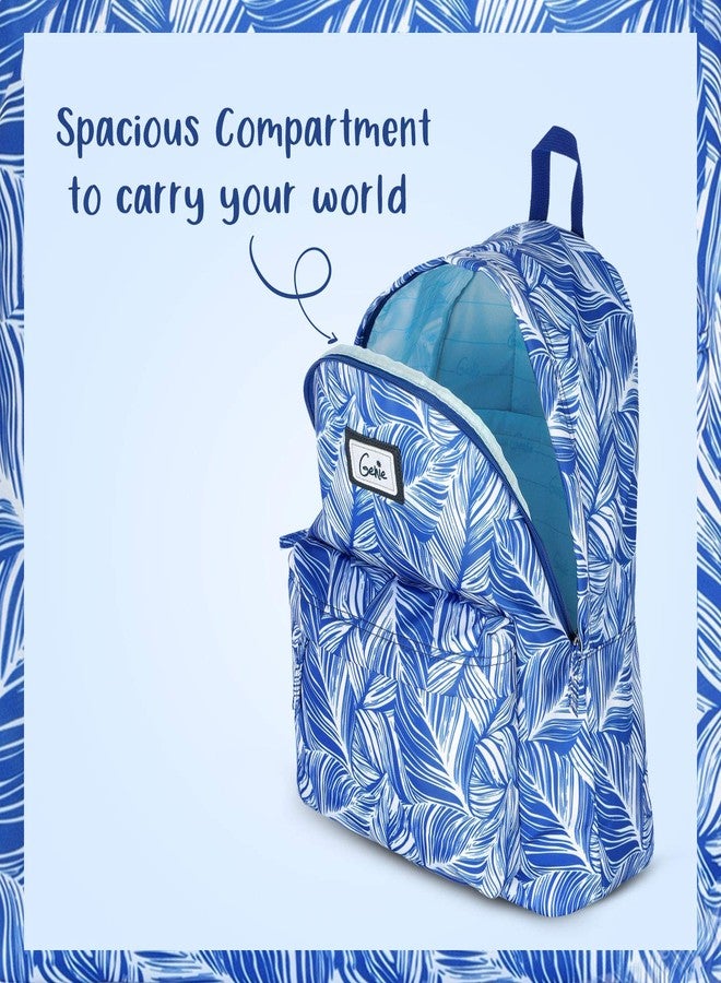 Genie Vacay 13 cms Navy Blue Casual Backpack - Image 3