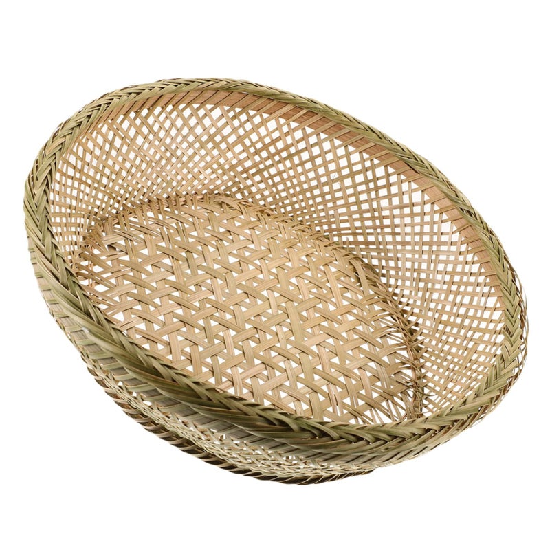 Hand Woven Storage Basket Olive Green Container For Home Organization - Image 2