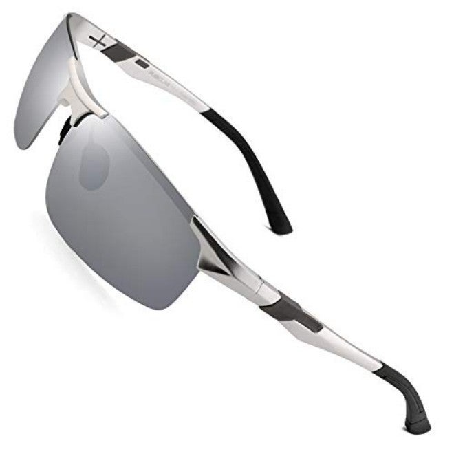 بوكيلار نظارات شمسية رجالية PUKCLAR مقاومة للانعكاس لقيادة الرياضة نظارات شمسية إطار معدني من الألومنيوم والمغنيسيوم نظارات الغوص للدراجة والصيد والجولف - Image 5