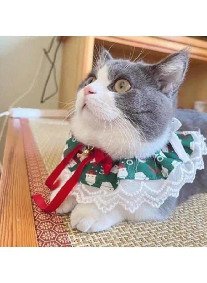 جيجيرو زي مهرجان الحيوانات الأليفة للكلاب والقطط، وشاح مريلة على شكل ربطة عنق للكلاب والقطط ومنشفة لعاب الحيوانات الأليفة، وشريط - Image 3