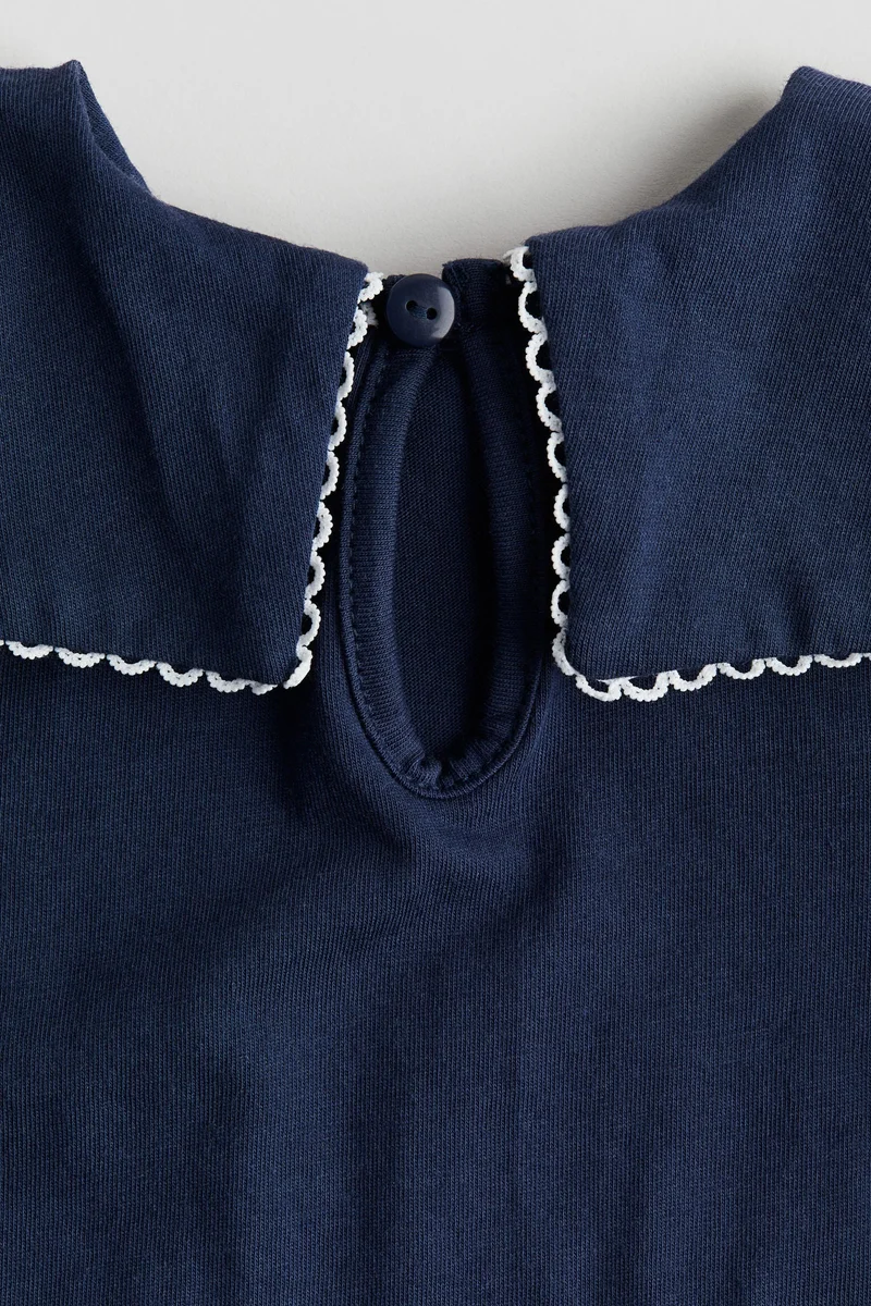 H&M Cotton jersey sailor dress