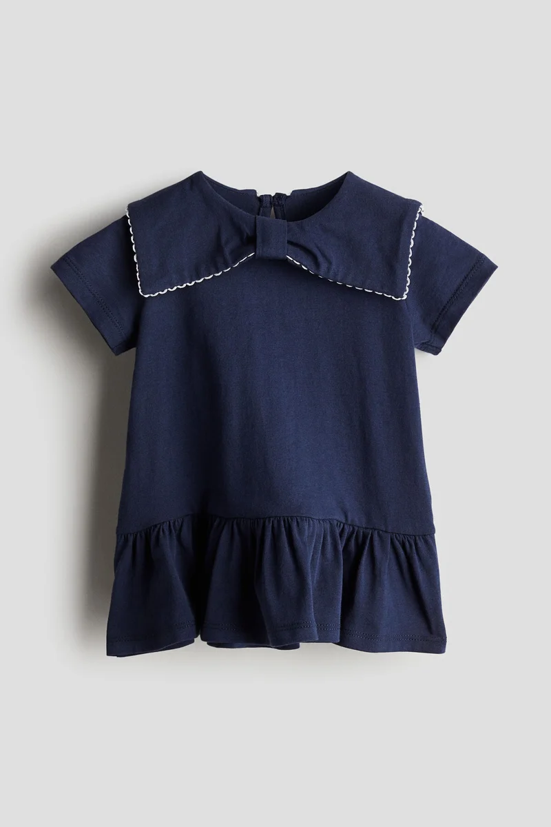 H&M Cotton jersey sailor dress