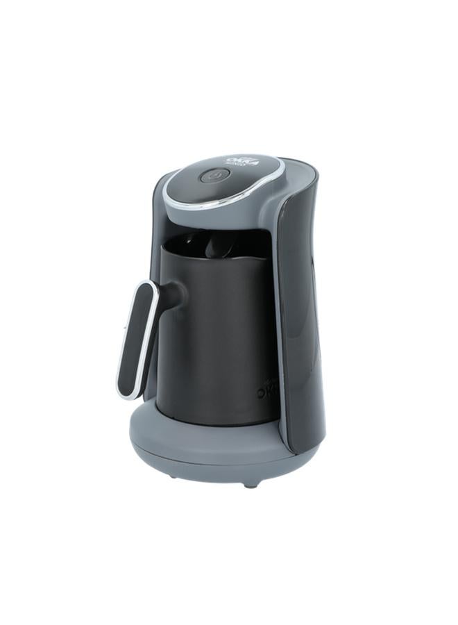 ارزوم اوكا ماكينة صنع القهوة التركية مينيو 4 أكواب بقوة 480 وات باللونين الأسود والكروم OK004-K - Image 3