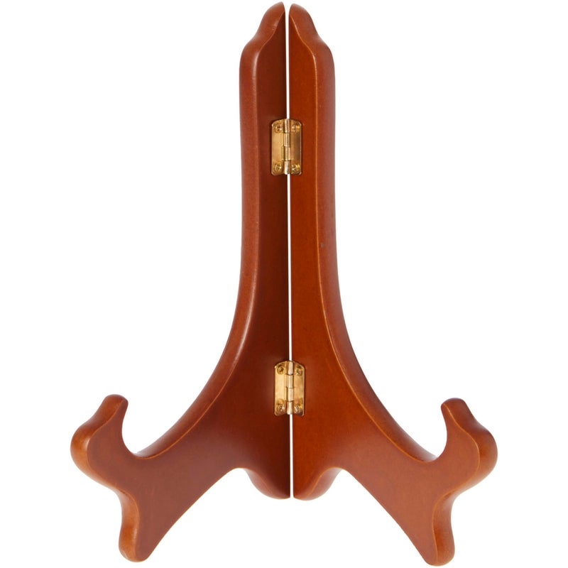 حامل أطباق من خشب Mdf من خشب الجوز المفصلي من بارد مقاس 8 بوصات ارتفاع × 7 بوصات عرض × 4.75 بوصات عمق (للألواح مقاس 8 بوصات - 10 بوصات)