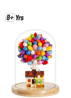 SYOSI Mini Up Balloon House Building Kit, Creative Flying House Building Blocks Set with Dust Cover, Ideal Gift for 8-14 Years Old Boys and Girls, Perfect for Birthday  - Image 1