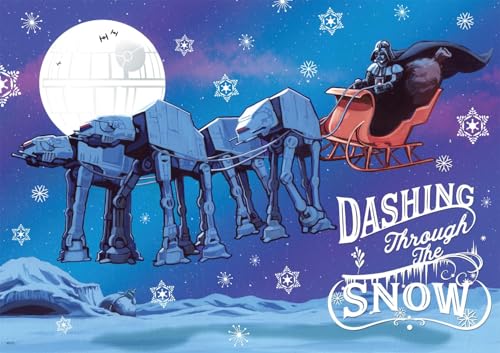 Buffalo Games Star Wars Merry Sithmas 500 Piece Holiday Jigsaw Puzzle Festive Puzzle for Adults PrecisionCut Pieces Winter Artwork and Hours of Relaxing Fun - Image 3