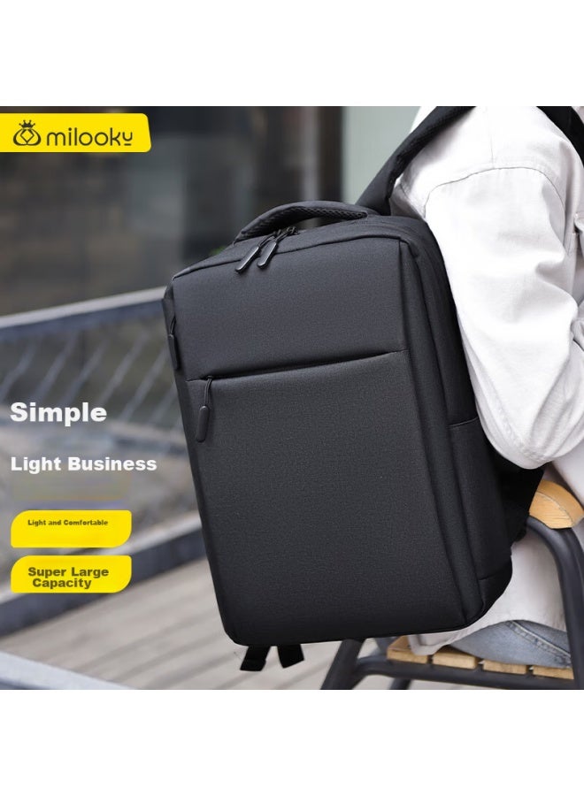 Milooky Simple Urban Backpack Laptop Bag For Men And Women, Business Backpack 14/16/15.6 Inch - Image 3