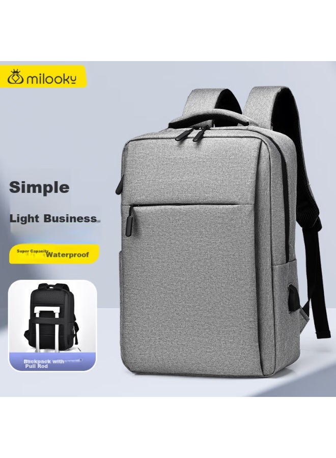 Milooky Simple Urban Backpack Laptop Bag For Men And Women, Business Backpack 14/16/15.6 Inch - Image 5
