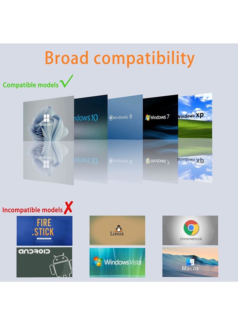 Zikra USB to HDMI Adapter for Multiple Monitors 1080P Compatible with Windows XP/7/8/10/11 - Image 4