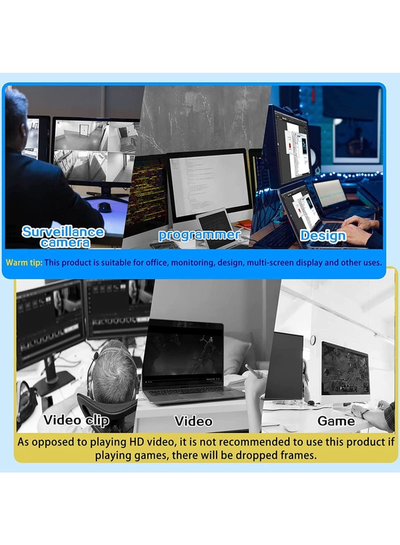 Zikra USB to HDMI Adapter for Multiple Monitors 1080P Compatible with Windows XP/7/8/10/11 - Image 5