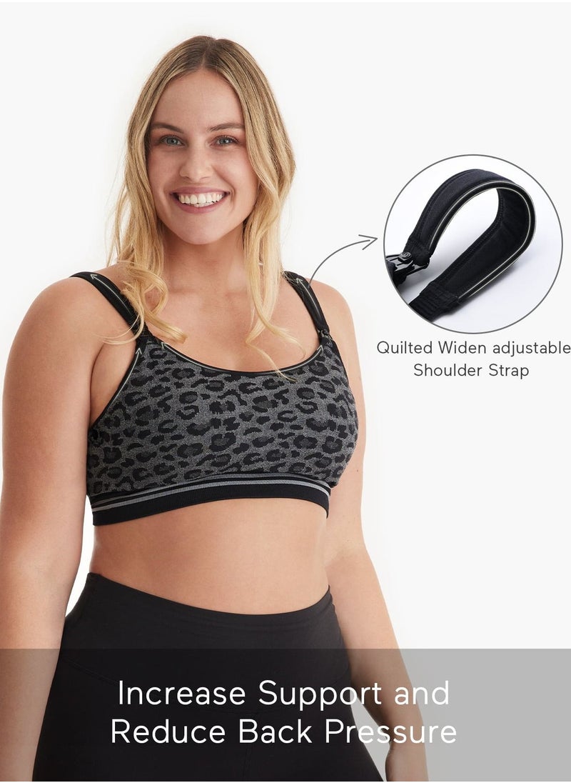 Momcozy - Hands Free Pumping Bra, Maternity Nursing Bras Support for Spectra, Medela, Elvie, Willow and More - Image 1