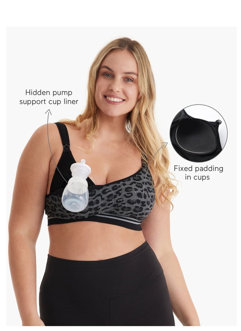 Momcozy - Hands Free Pumping Bra, Maternity Nursing Bras Support for Spectra, Medela, Elvie, Willow and More - Image 1