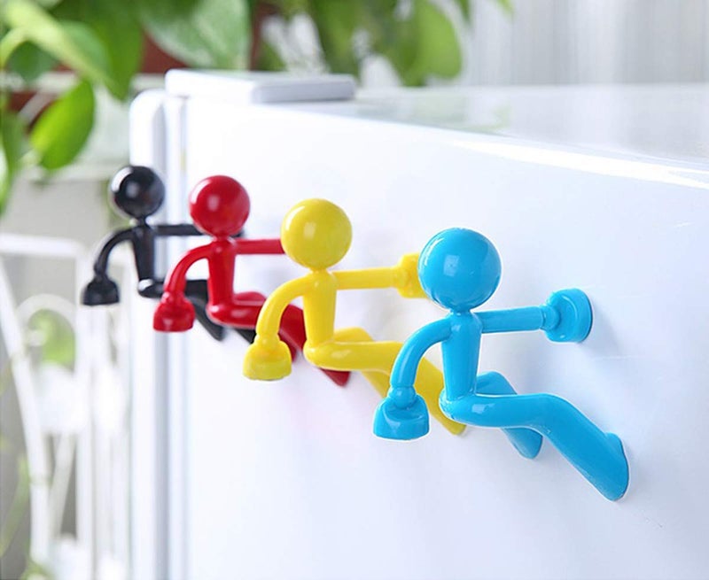 Creative Wall Climbing Villain Refrigerator Magnets Magnet Key Hanging Yellow Blue Black Red