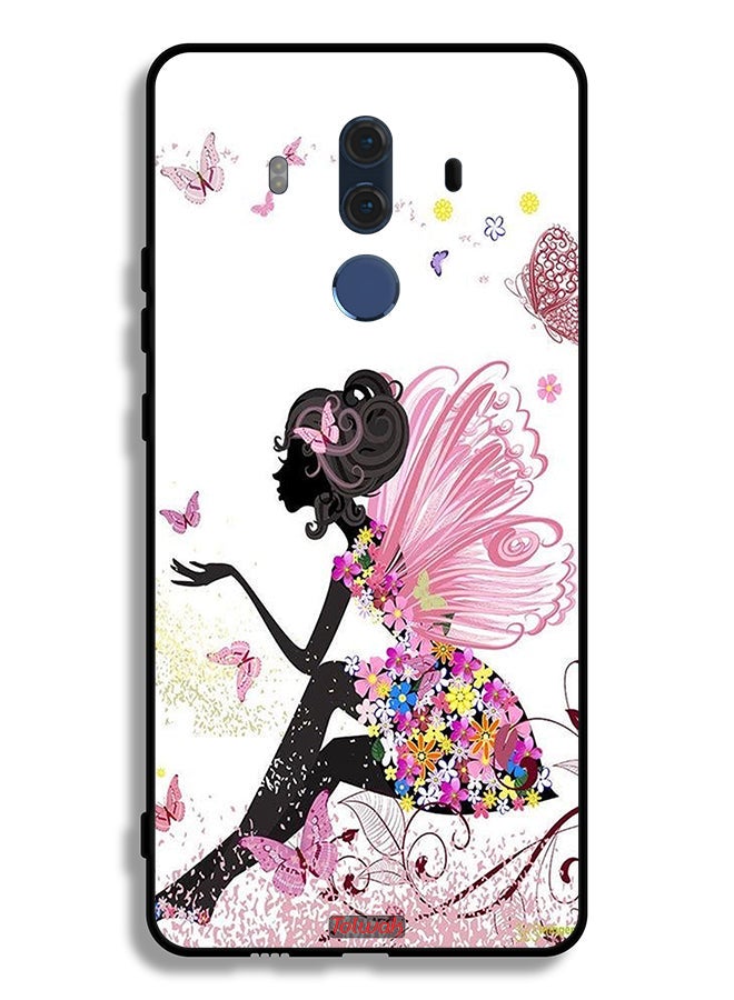 Tolwak Huawei Mate 10 Pro Protective Case Cover Butterfly Girl Artwork - Image 2