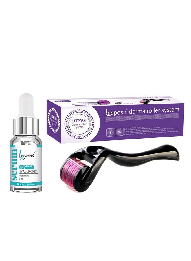 leeposh لي بوش ديرمارولر 0.5 مم حجم تيتانيوم سبيكة نظام أسطوانة إبر دقيقة وسيروم ميزوثيرابي - 10 مل