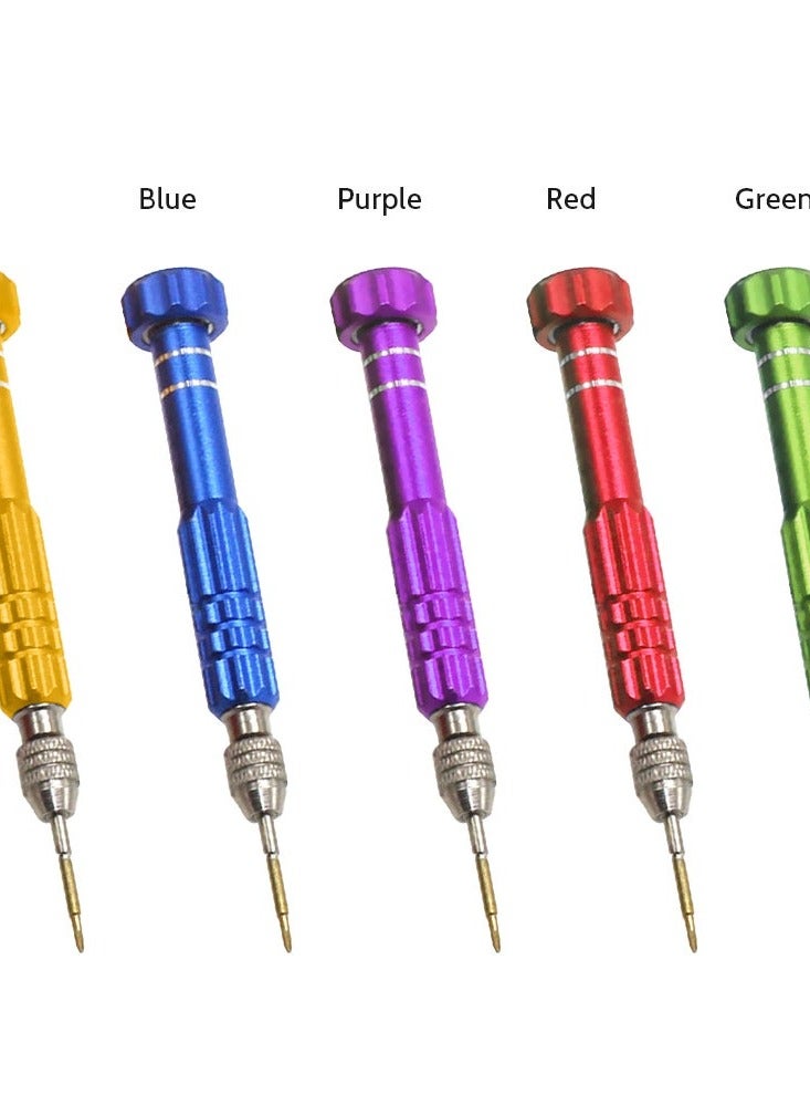 طقم أدوات دقيقة 5 في 1 مع مجموعة مفكات براغي نجمة مغناطيسية مختلطة لتصليح الهاتف المحمول/ الساعة - Image 5