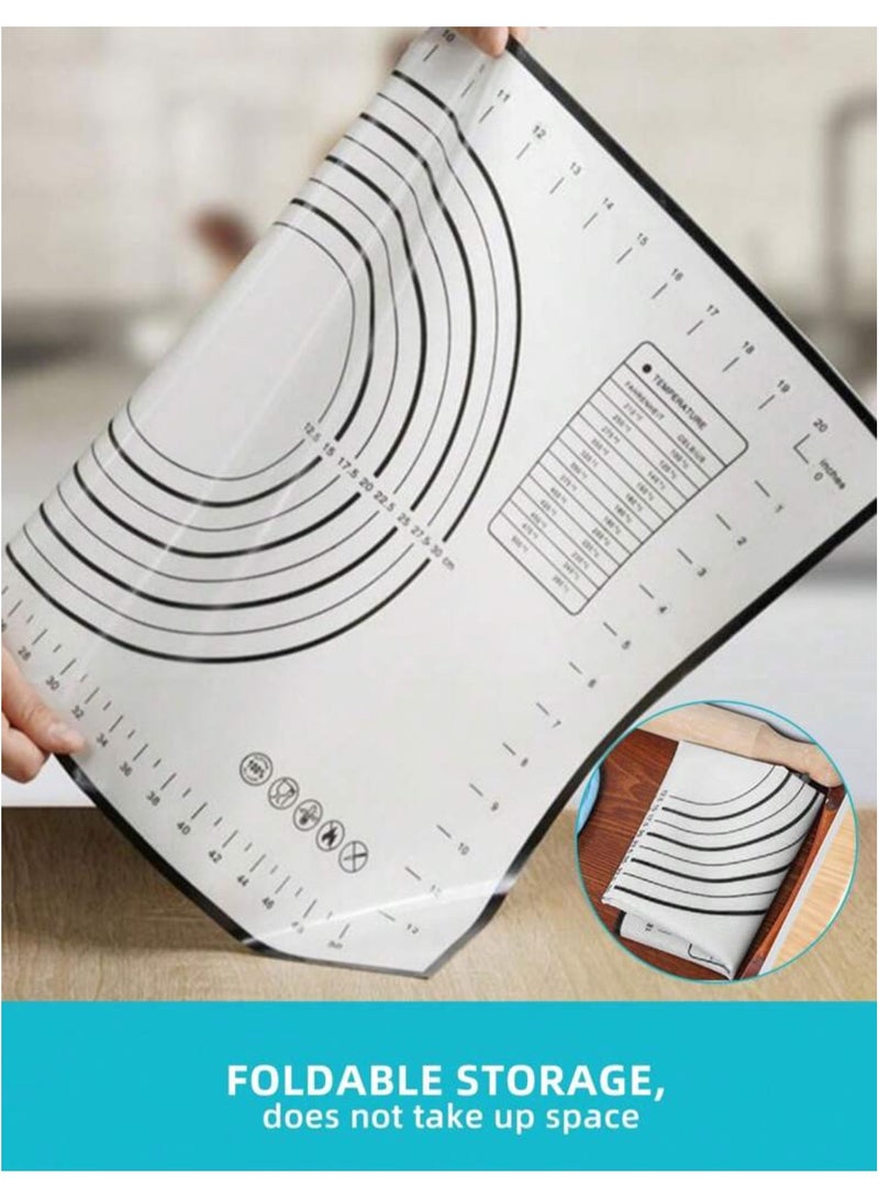 Rollable silicone baking mat for baking cakes and pastries - Image 4