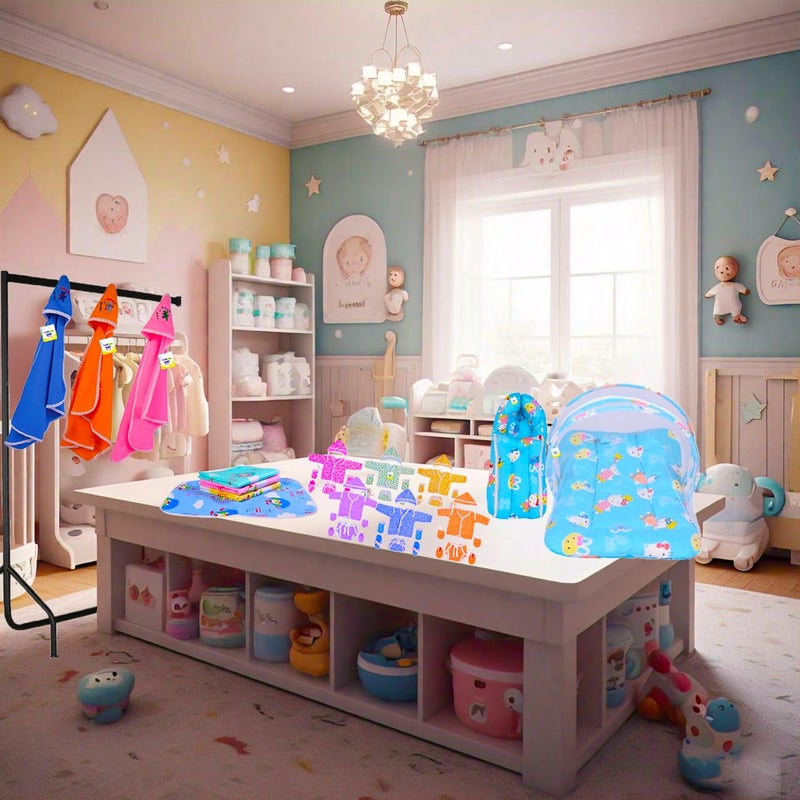 Toddylon Baby Gift Set for New Born Essential Products All (Multicolor, 0-6 Months) - Image 4