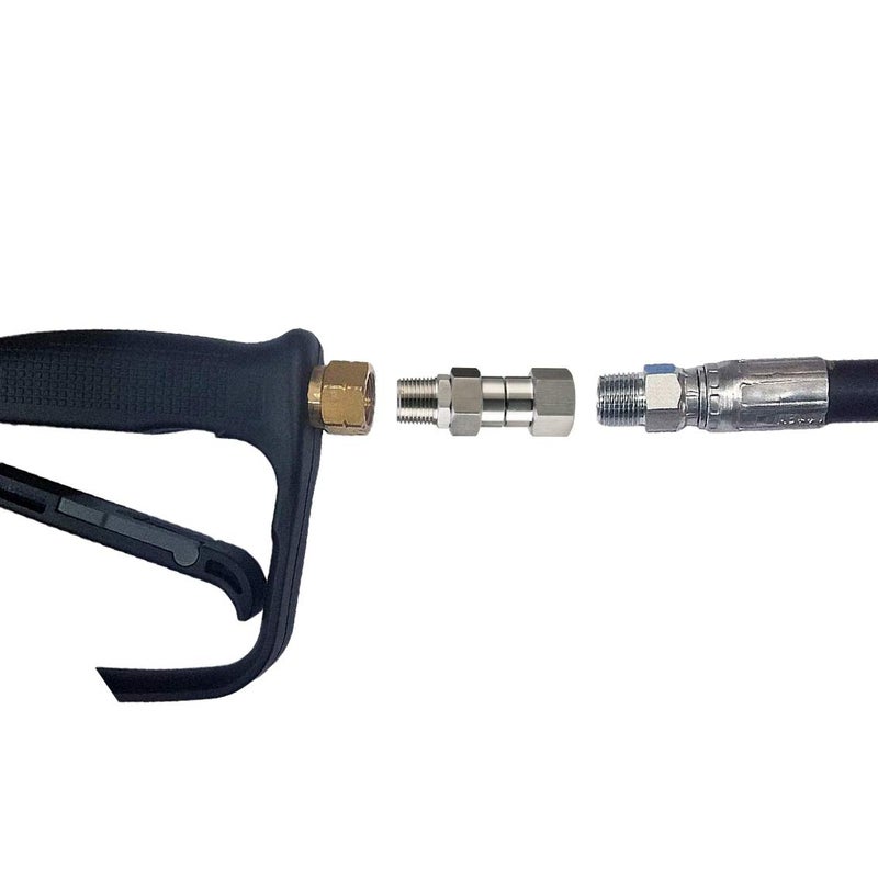 M MINGLE Pressure Washer Swivel, 3/8 Inch NPT Male Thread Fitting, Stainless Steel, 4500 PSI - Image 4