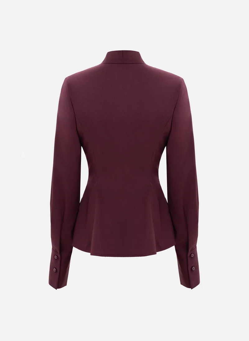 Lichi  Fitted wrap blouse for Women | Best Price UAE
