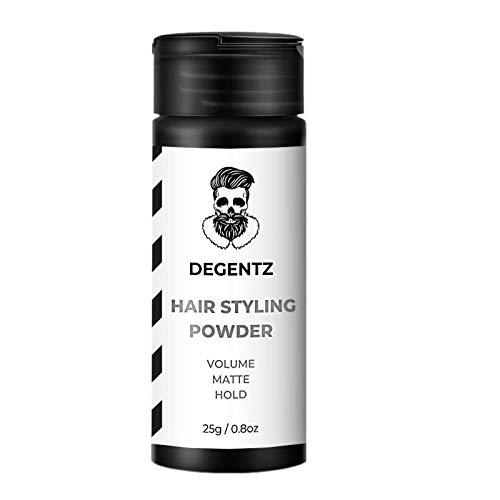 DEGENTZ King Sized Hair Styling Powder - Volumizing and Mattifying Hold (0.8oz / 25g) - Add Life and Texture without Grease - Non-Sticky, Natural Look - Image 1