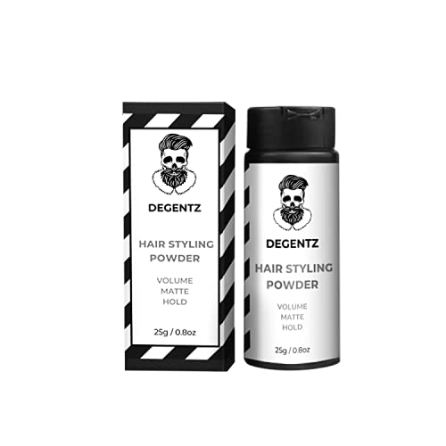 DEGENTZ King Sized Hair Styling Powder - Volumizing and Mattifying Hold (0.8oz / 25g) - Add Life and Texture without Grease - Non-Sticky, Natural Look - Image 2