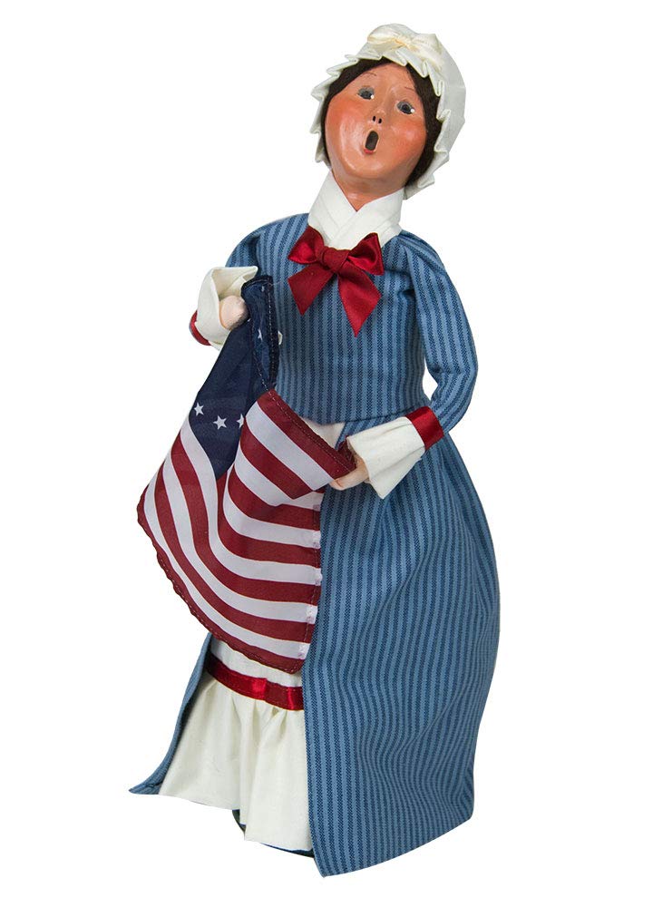 Byers Choice Betsy Ross Caroler Figurine 554W from The Historical Collection