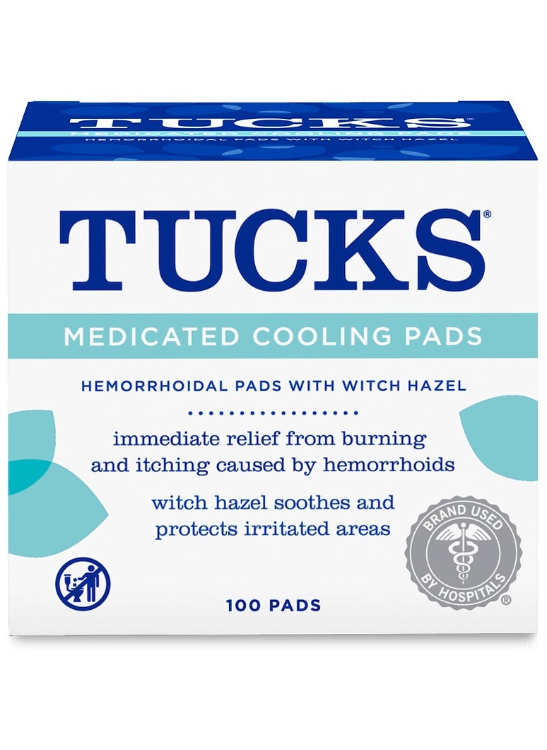 Tucks Tucks, Medicated Cooling Pads, 100 Pads  - Image 1
