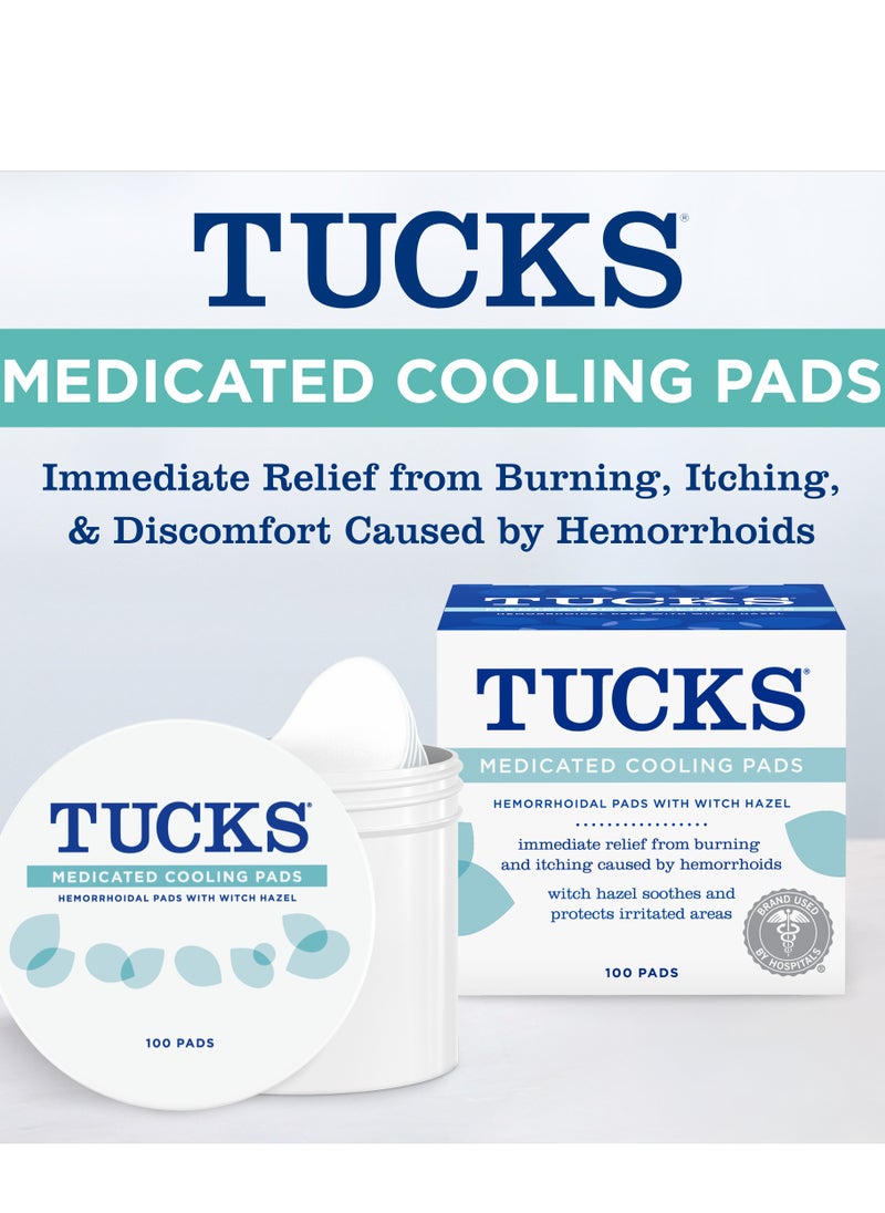 Tucks Tucks, Medicated Cooling Pads, 100 Pads  - Image 3