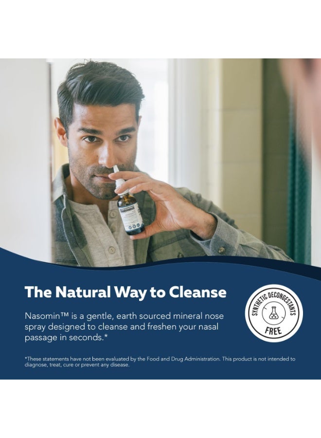 Triquetra Health Iodine Nasal Spray – Cleanses & Refreshes Your Nasal Passages – Iodine & Fulvic Acid Blend – 150+ Uses Per Bottle – 100% Natural Mineral Formula – (2 oz. Bottle + Nasal Sprayer) - Image 2