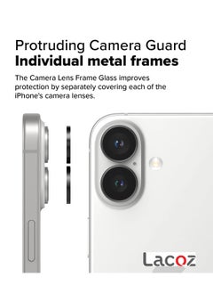 Lacoz Lacoz Camera Lens Protectors for iPhone 16 Natural Titanium  - Image 2
