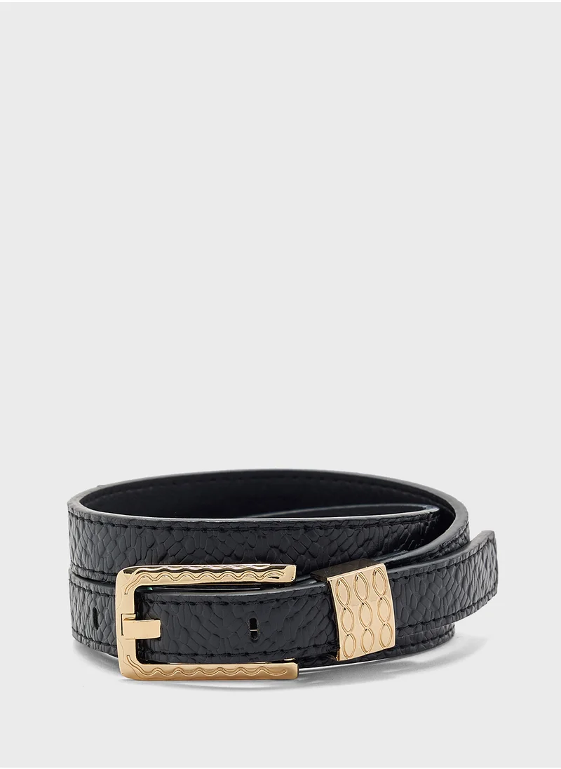 ايلا Mild Grain Slim Belt