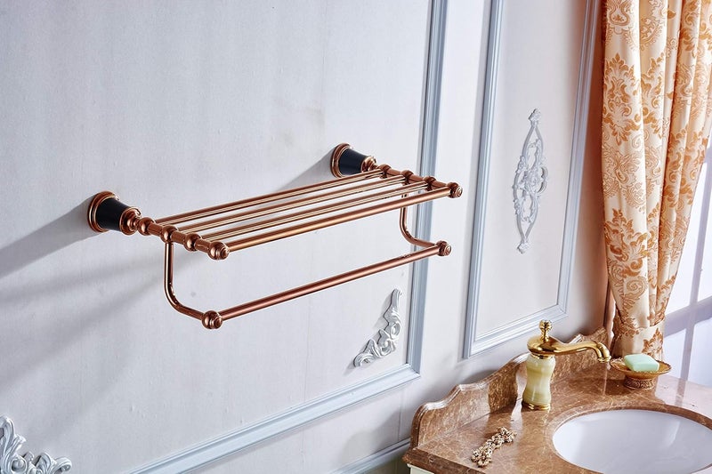 Alton ALTON CopperBlack, Brass Towel Rack, (24-INCH) - Image 3