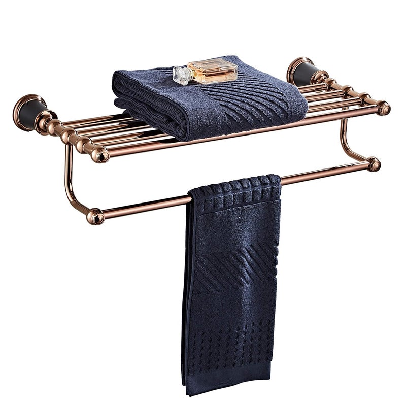 Alton ALTON CopperBlack, Brass Towel Rack, (24-INCH) - Image 1