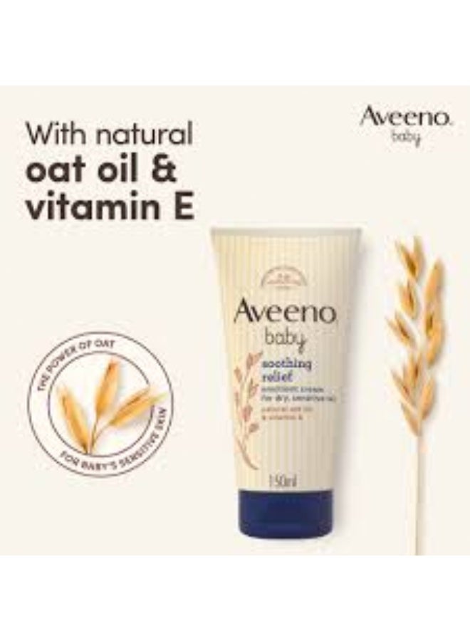Aveeno Baby Soothing Relief Emollient Cream 150ml - Image 2
