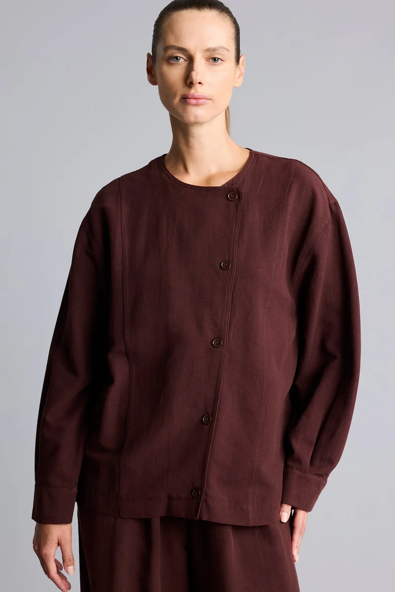 Defacto  Regular Fit Linen Blended Jacket for Women | Best Price UAE